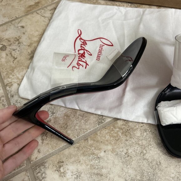 Christian Louboutin Just Nothing 85 mm Mules - Picture 5 of 10